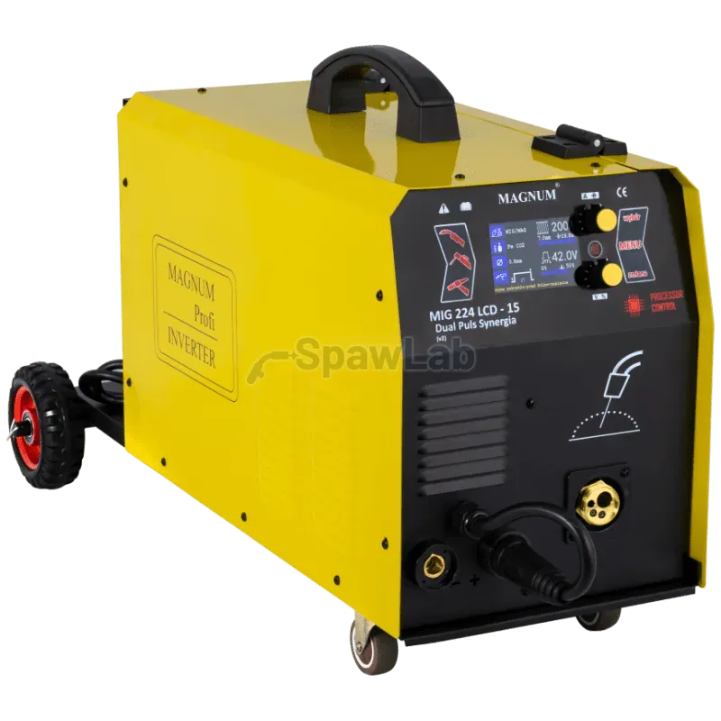 Magnum MIG/MAG welder MIG 222 Dual pulse Synergia U MI 224 LCD