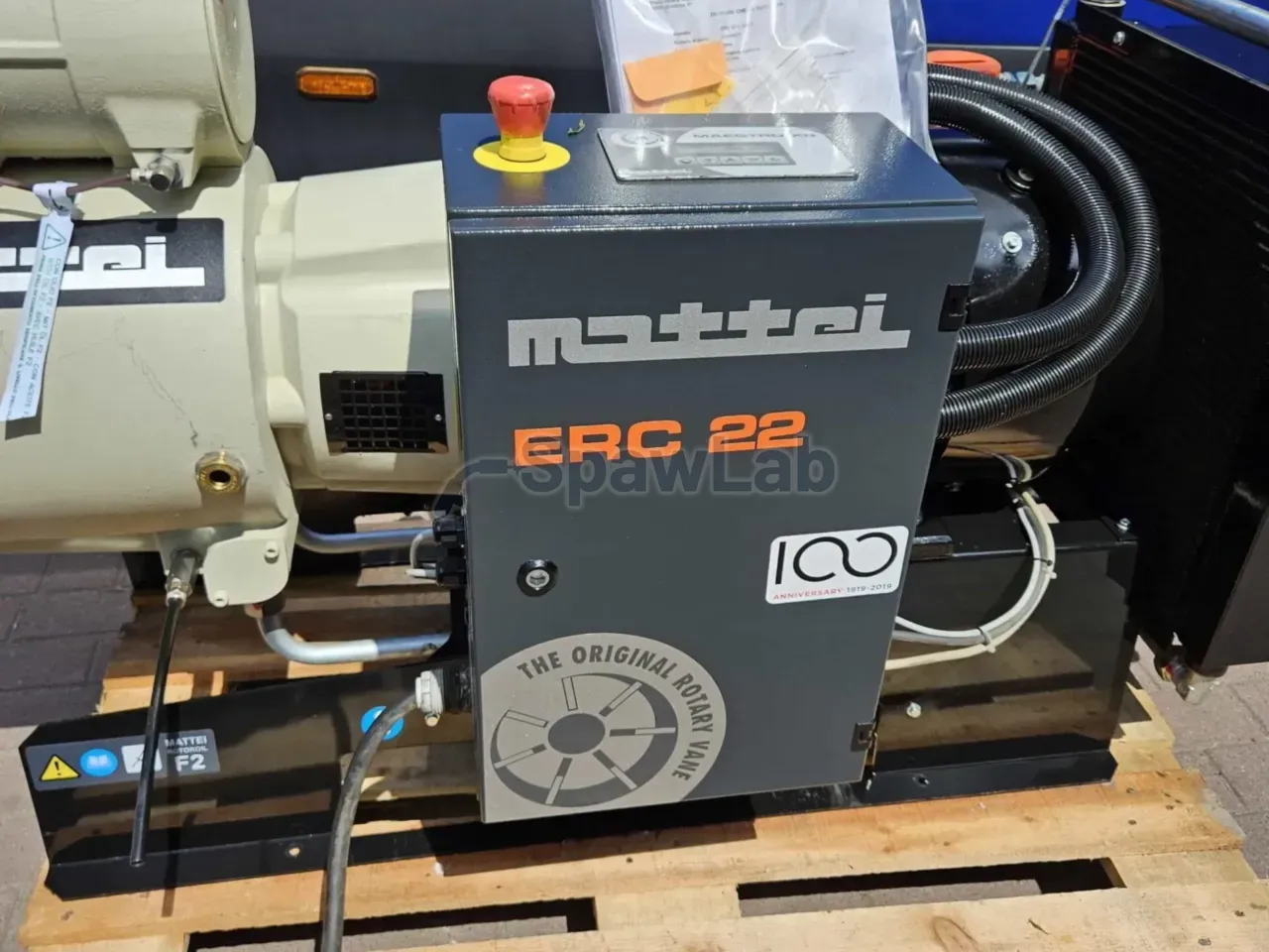 Mattei ERC 22L, gebrauchter Drehschieberkompressor 2019r., Bild 6