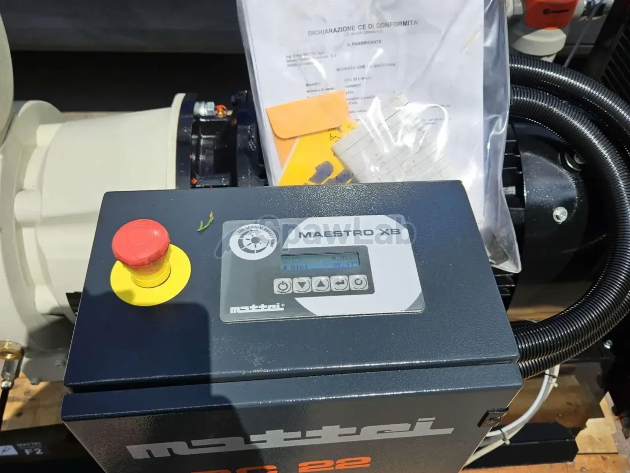 Mattei ERC 22L, gebrauchter Drehschieberkompressor 2019r., Bild 7