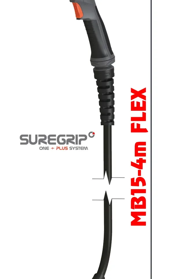 MIG/MAG-Schweißbrenner Parker Suregrip Ergo 1500 Flex 4 m, Bild 2