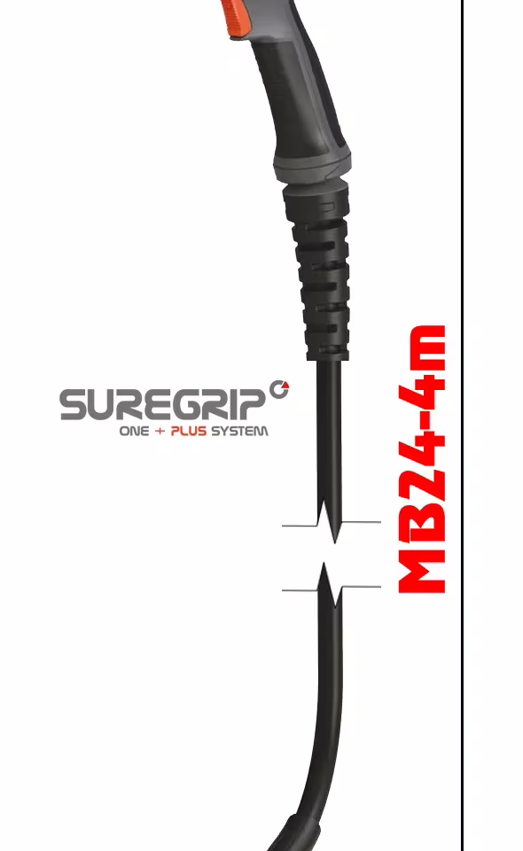 MIG/MAG-Schweißbrenner Parker Suregrip Ergo 2400 PAK x 4 m, Bild 2