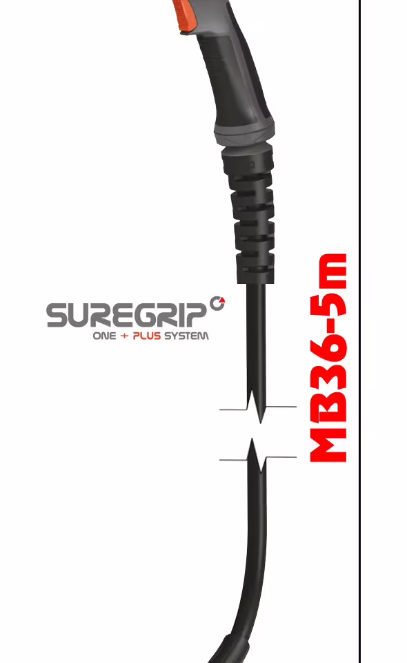 MIG/MAG-Schweißbrenner Parker Suregrip Ergo 3600 PAK x 5 m, Bild 2