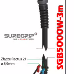MIG/MAG welding torch Parker Suregrip Ergo 5000W PAK 3 m, photo 2