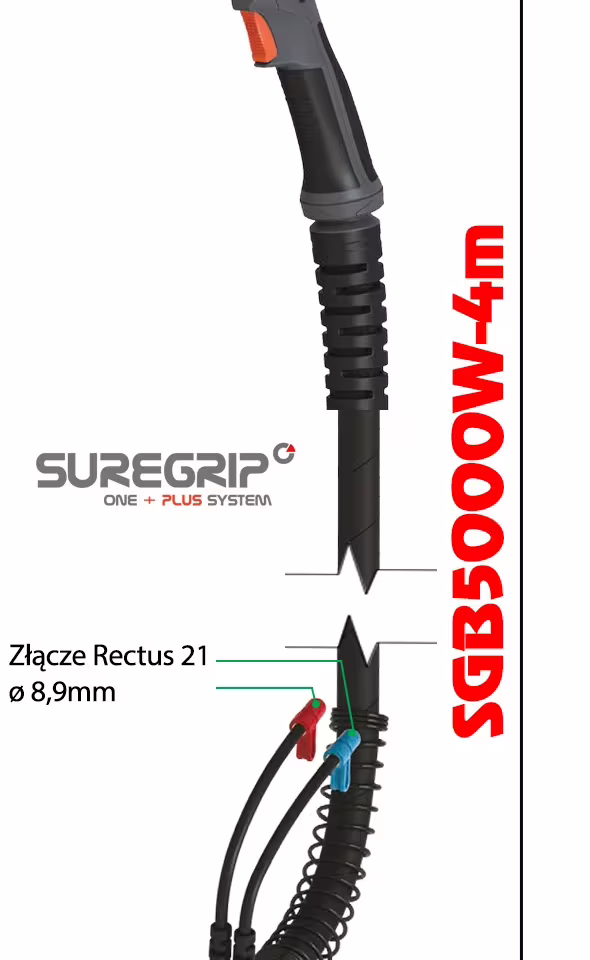 MIG UCHWYT SPAWALNICZY PARKER SUREGRIP ERGO 5000W PAK X 4m, zdjęcie 2