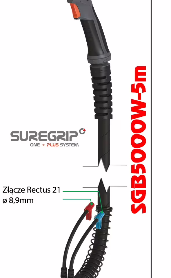 MIG UCHWYT SPAWALNICZY PARKER SUREGRIP ERGO 5000W PAK X 5m, zdjęcie 2