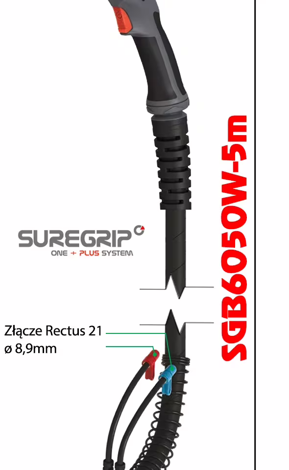 MIG UCHWYT SPAWALNICZY PARKER SUREGRIP ERGO 6050 PAK X 5m, zdjęcie 2