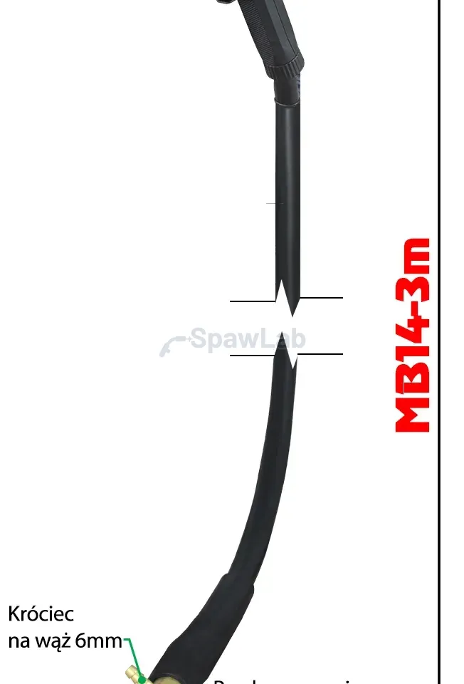 MIG/MAG-Schweißbrenner Suregrip Ergo 1400 PAK x 3 m plus 14 Bester mp1500/1501S/1603/1800, Bild 2