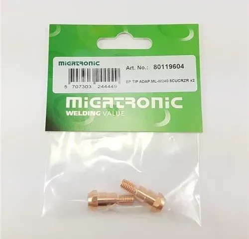 Migatronic Adapter contact tip ML/M240 (CuCrZr)