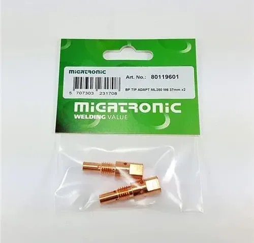 Migatronic Adapter contact tip ML250 M6 37mm (2 pcs)