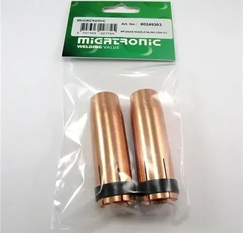 Migatronic konische Gasdüse Kupfer (Cu) für Brenner ML/MV (2 Stk.)