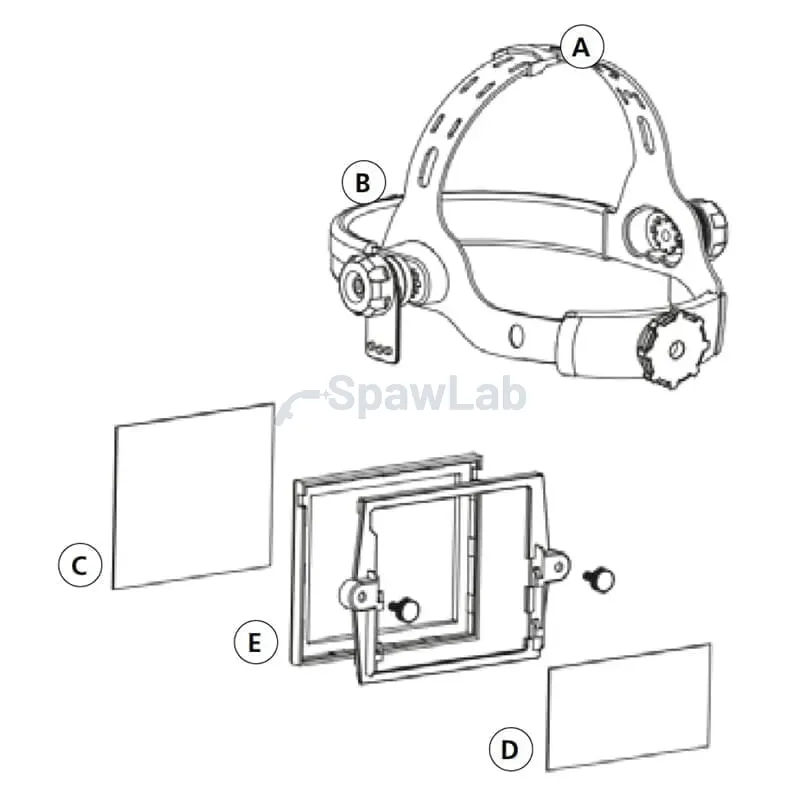 Migatronic Elementy mounting for ADF and gas lens magnifying for helmet Focus