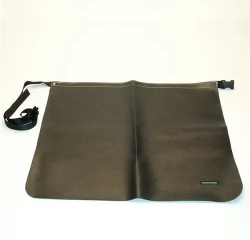 Migatronic apron with imitation split leather