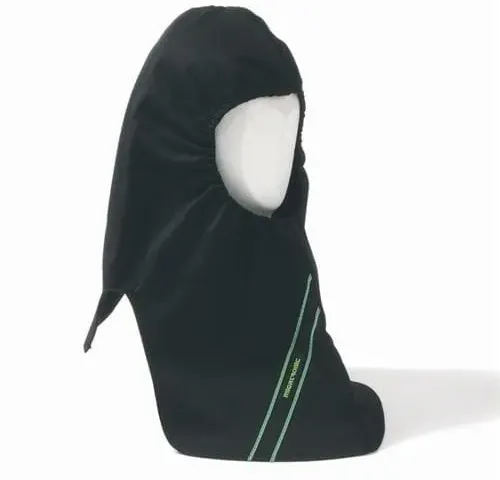 Migatronic welding hood made of flame-resistant fabric
