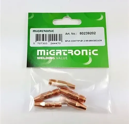 Migatronic Contact tip CuCr M8 Ø1.2 (8x30mm)