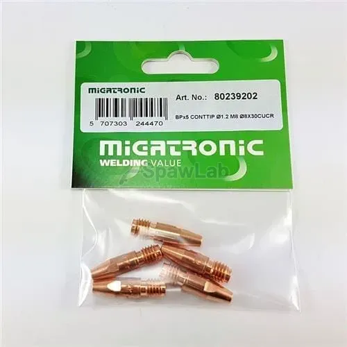 Migatronic Contact tip CuCr M8 Ø1.2 (8x30mm)