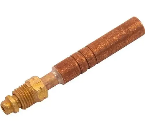 Migatronic Króciec prądowo-wodny 3/8″ UNF, gwint lewy, męski, Ø8mm