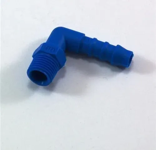 Migatronic Króciec wężowy kątowy Ø8×1/4″ z tworzywa sztucznego