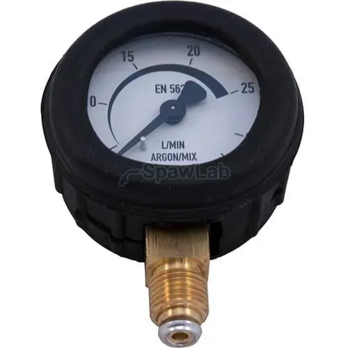 Migatronic low-pressure gauge for CO2 and Ar/mix pressure regulator