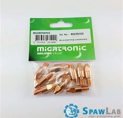 Migatronic Packung mit Kontaktsensoren ø1.0 M8 ø10x30mm E-Cu X10