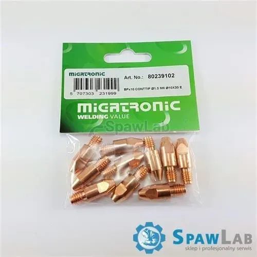 Migatronic Opakowanie z czujnikami kontaktowymi ø1.0 M8 ø10x30mm E-Cu X10