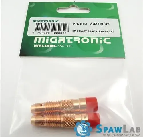 Migatronic Packung Körper Hülse Spannhülse Ø3,2 TIG201/401 X2