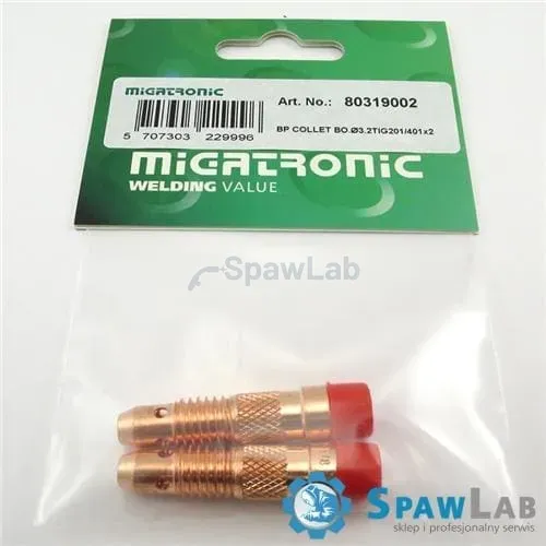 Migatronic Packung Körper Hülse Spannhülse Ø3,2 TIG201/401 X2