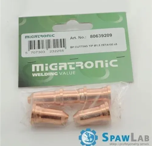 Migatronic Paczka z końcówką tnącą ø1.5 for ZETA100