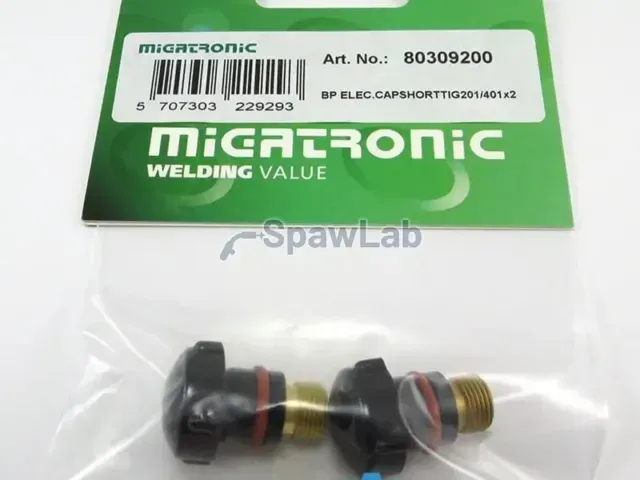 Migatronic Packung mit kurz Aufsätzen Elektroden TIG 201-401 X2