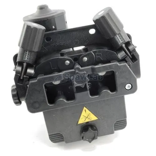 Migatronic wire feeder with 2 adjusting screws