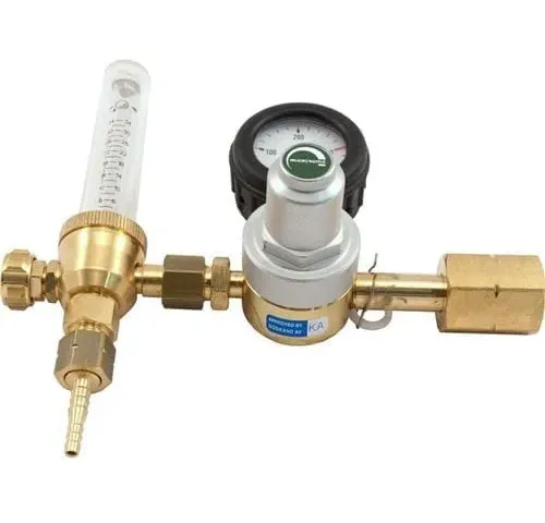 Migatronic Formier pressure regulator with flowmeter
