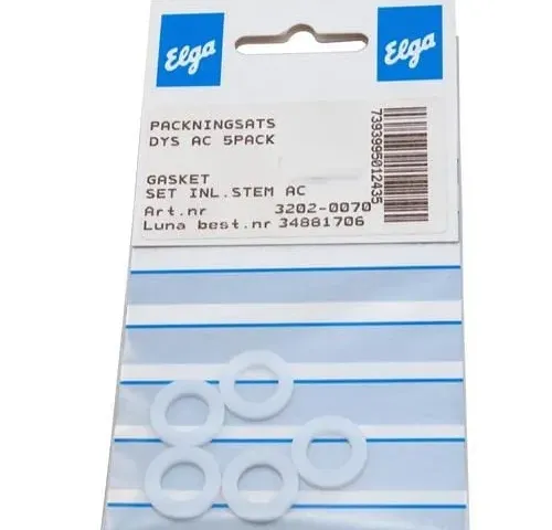 Migatronic swivel nut seals for acetylene regulators 10x16x2.0, 5 pcs.