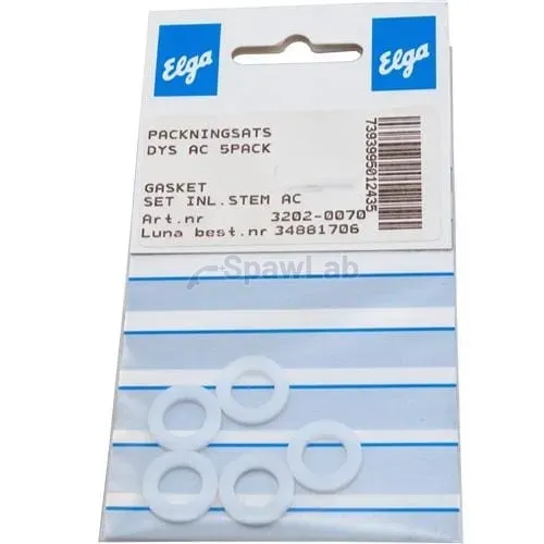 Migatronic swivel nut seals for acetylene regulators 10x16x2.0, 5 pcs.