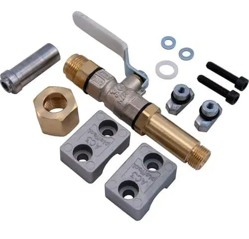 Migatronic shut-off valve for tapping unit