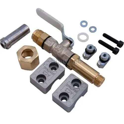 Migatronic shut-off valve for tapping unit