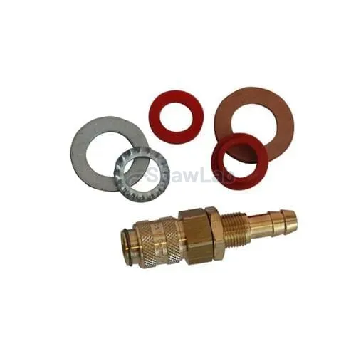 Migatronic Adaptersatz rot/blau mit Ventil 8mm