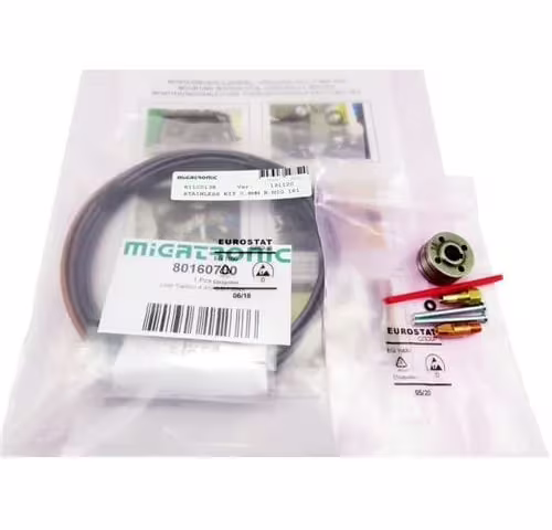 Migatronic Set für Stahl Edelstahl 0,8 mm R.MIG 161