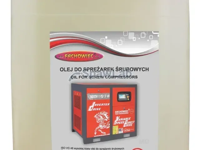Olej mineralny do sprężarki śrubowej 5L