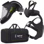 Optrel Clearmaxx z systemem swiss air - Zestaw do szlifowania z ochroną dróg oddechowych - 4600.115