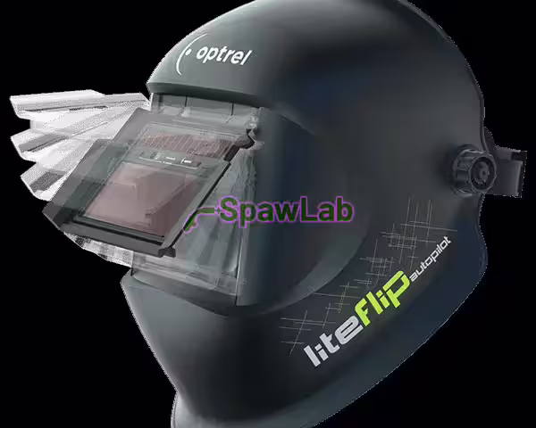 Optrel Liteflip Autopilot welding helmet with hard hat adapter - 1006.703