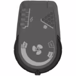 Optrel Bedienpanel für das System swiss air (schwarz), 4556.050