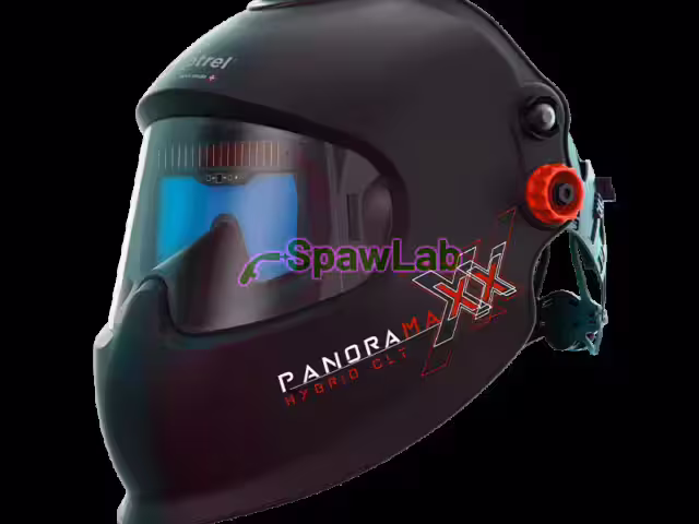Optrel Panoramaxx Hybrid PAPR laser and arc welding helmet for powered air systems, 4441.881