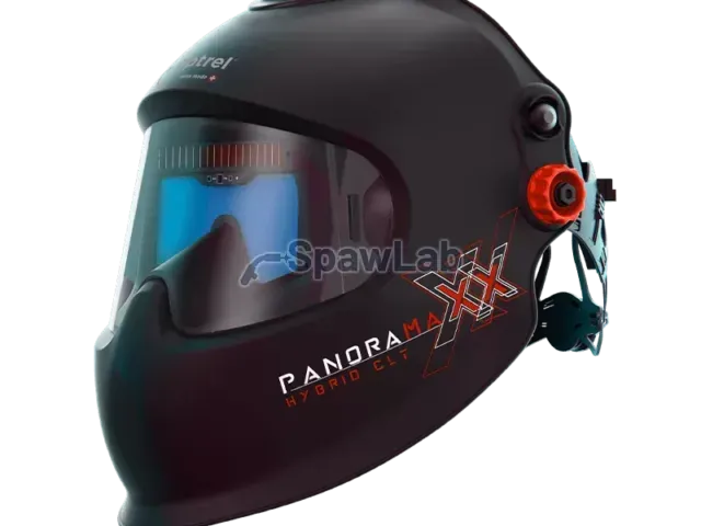 Optrel Panoramaxx Hybrid PAPR Laser- und Lichtbogen-Schweißhelm für Gebläseatemschutz, 4441.881