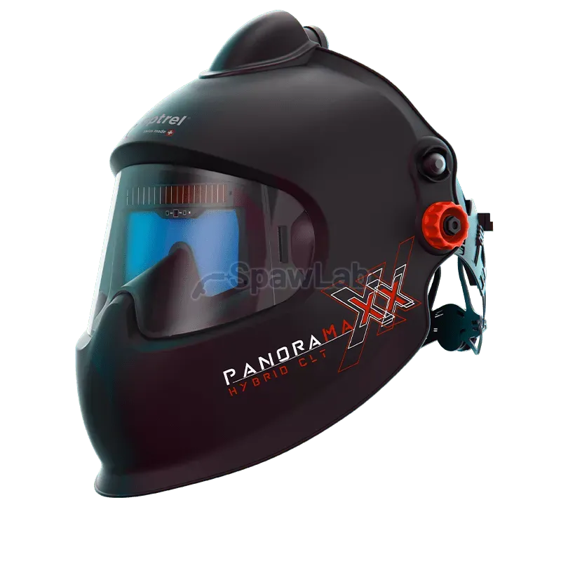 Optrel Panoramaxx Hybrid PAPR Laser- und Lichtbogen-Schweißhelm für Gebläseatemschutz, 4441.881