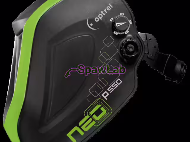 Optrel P550 helmet shell, Neo Green 5001.661