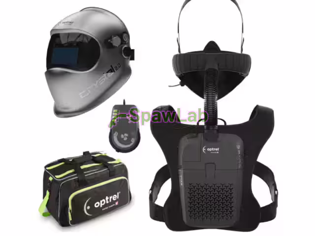 Optrel crystal 2.0 welding set with swiss air powered air system - 4600.040