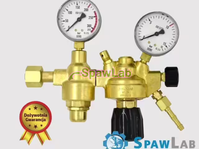 Perun two-stage cylinder regulator for argon