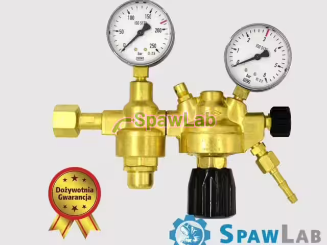 Perun two-stage cylinder regulator for CO2
