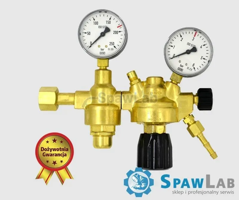 Perun - reduktor butlowy dwustopniowy do CO2