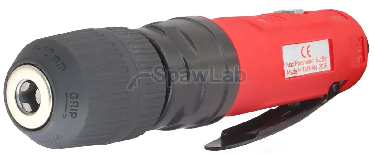 Pneumatic drill straight torch 10mm automatic 2600 rpm, photo 3