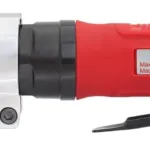 Pneumatic shears for cutting sheet metal with torch straight